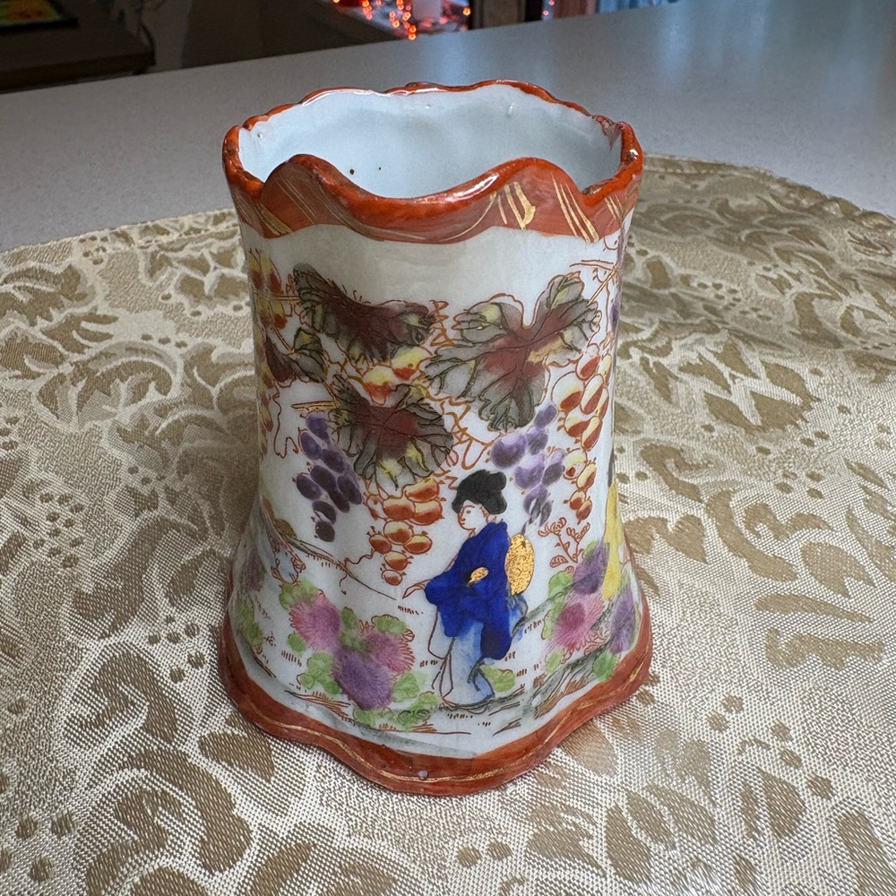 Antique Japanese Porcelain Creamer Pitcher - Picture 2 of 7